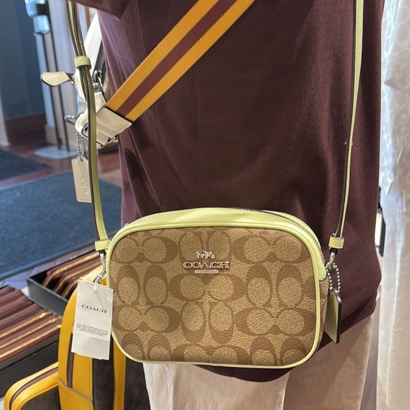 Coach Mini Jamie Camera Bag In Signature Canvas
SV/Khaki/Pale Lime - Picture 15 of 16